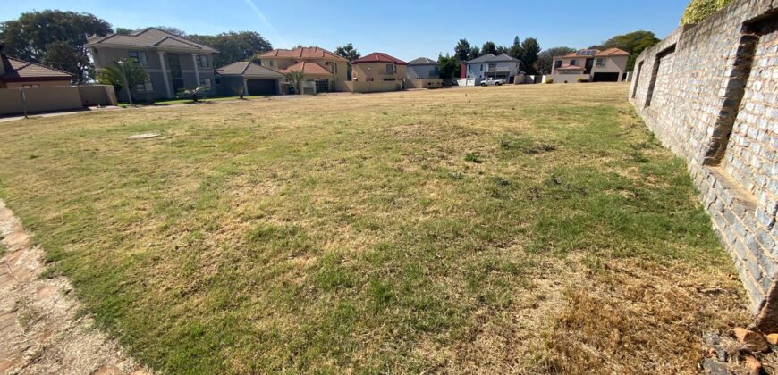 VACANT FULL-TITLE CORNER STAND FOR SALE – 500m² – SECURITY ESTATE – MONTANA PARK