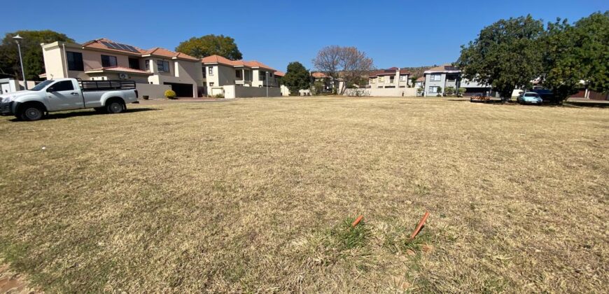 VACANT FULL-TITLE CORNER STAND FOR SALE – 500m² – SECURITY ESTATE – MONTANA PARK
