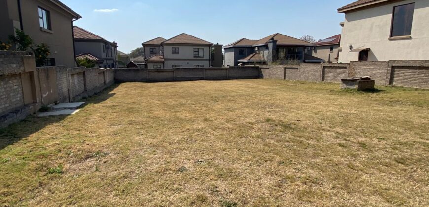 VACANT FULL-TITLE SOUTH FACING STAND FOR SALE – 500m² – SECURITY ESTATE – MONTANA PARK